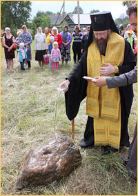 В селе Новосельцево Парабельского района заложен храм честь преподобного Серафима Саровского