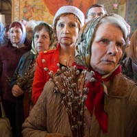 В праздник Входа Господня в Иерусалим во всех храмах Томской епархии прошли праздничные богослужения