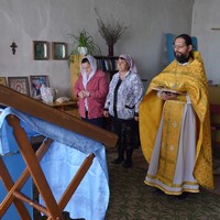 Икона "Всецарица" принесена в храм святого Архистратига Михаила в с. Анастасьевка