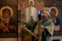 Митрополит Ростислав возглавил богослужение в престольный праздник Богородице-Алексиевского монастыря