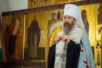 Михайло-Архангельский придел Богоявленского собора отметил престольный праздник архиерейскими богослужениями
