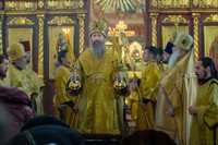 Митрополит Ростислав совершил Литургию в Петропавловском соборе г. Томска