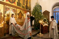 В Неделю по Рождестве Христовом в томской обители было совершено архиерейское богослужение