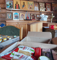 Около четырех тонн гуманитарной помощи для жителей Донбасса и Украины было собрано на приходах Томской епархии