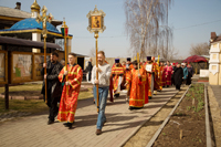 Правящий архиерей Томской епархии возглавил пасхальные торжества в Воскресенском храме