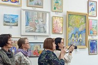 В воскресной школе Александро-Невского храма открылась пасхальная выставка рисунков