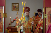 Храм в Академгородке отметил престольный праздник архиерейским богослужением